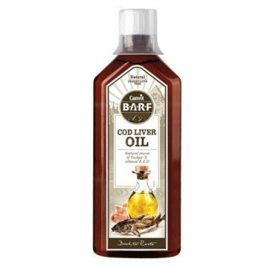 Canvit BARF Olej z tresčej pečene 500ml Canvit BARF Olej z tresčej pečene 500ml