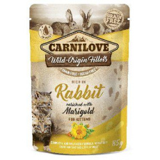 Carnilove Cat Pouch Kitten Rabbit & Marigold 85g Carnilove Cat Pouch Kitten Rabbit & Marigold 85g
