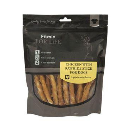Pochoutka FFL dog treat Kuře na bůvolí tyčce 400g