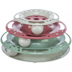 Kruhová veža/bubienok s loptičkami 25 cm x 13 cm