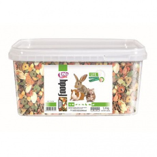 LOLO Foody - exotik mix kompl. krmivo pre hlodavce vedro 1,4 kg