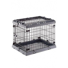 Prepravka SUPERIOR 60 skladacia pre psy sivá FP