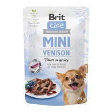 Brit Care Dog Mini Venison fillets in gravy 85g