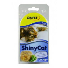 Gimpet kočka konz. ShinyCat  tuňak 2x70g