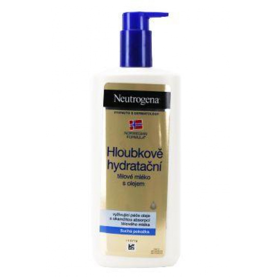 Neutrogena mlieko telové s olejom 400ml pumpa