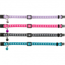 Nylonový obojok pre mačku, elastický, rôzne farby