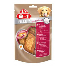 Pochúťka 8in1 Pro Fillets Skin&Coat 80g Pochúťka 8in1 Pro Fillets Skin&Coat 80g