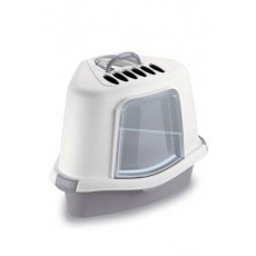 WC mačka CATHY rohové kryté sivá Zolux WC mačka CATHY rohové kryté sivá Zolux