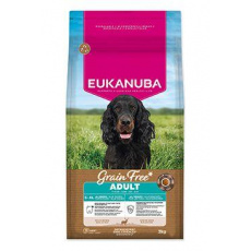 Eukanuba Dog GF Adult All Breeds bohaté na jelenie mäso 3kg