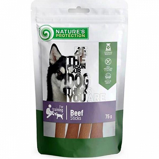 Pamlsok Natures P Snack dog beef sticks 75 g Pamlsok Natures P Snack dog beef sticks 75 g