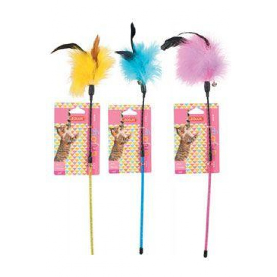 Hračka mačka udica Feather Duster mix farieb Zolux