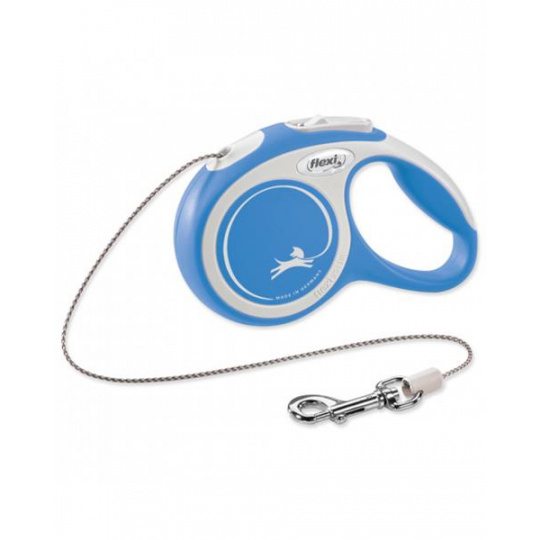 Vodítko FLEXI Comfort New XS lanko 3m/8kg modrá