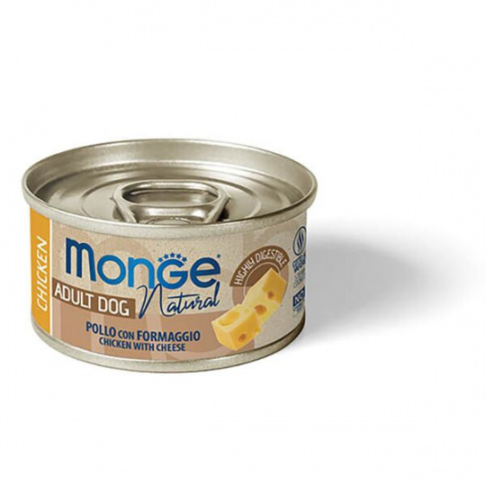 MONGE DOG NATURAL kuracie mäso so syrom pre psy 95 g